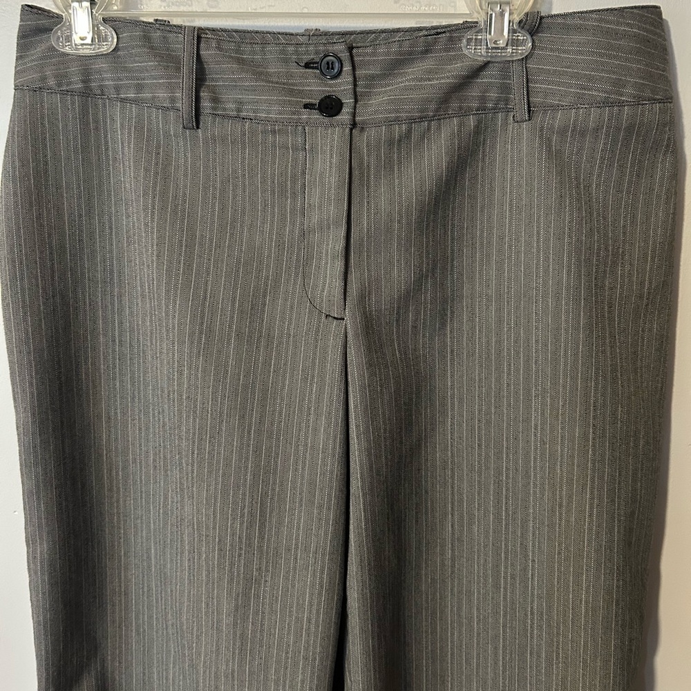 Worthington brand Gray Pinstripe Dress Pants